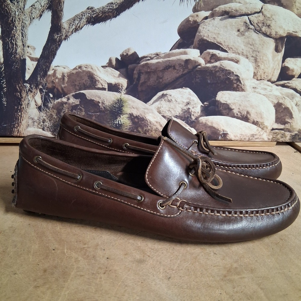 Cole Haan Grant Canoe Penny Brown Leather Driving Loafers Mens 13 M C05211